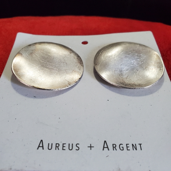 NWT Sculptural Circles Post Earrings by Aureus + Argent - Picture 4 of 8